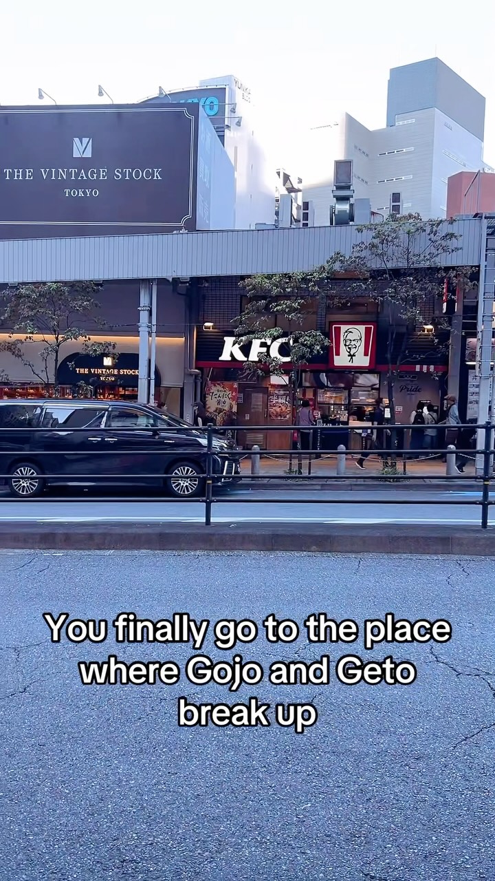 Jujutsu Kaisen Break-Up Spot at Tokyo KFC