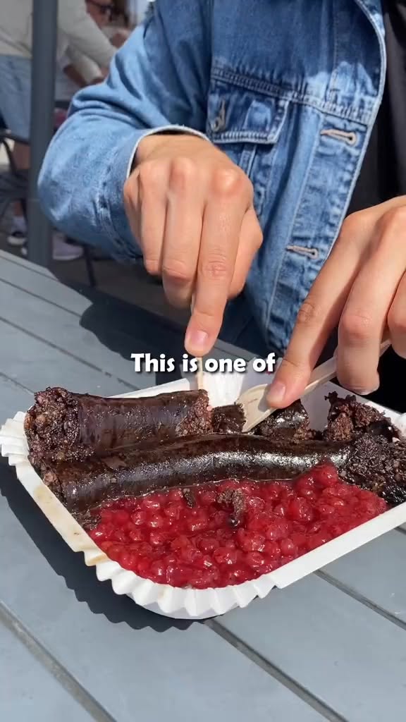 Tampere Markets Sell Traditional Black Sausage