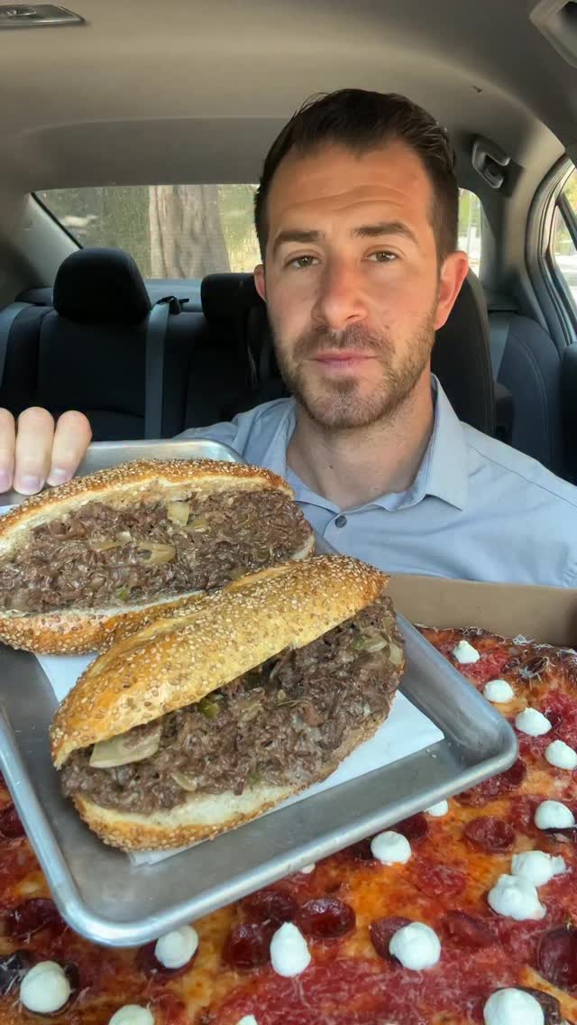 Sonny's Wagyu Cheesesteak And Upside-Down Pizza