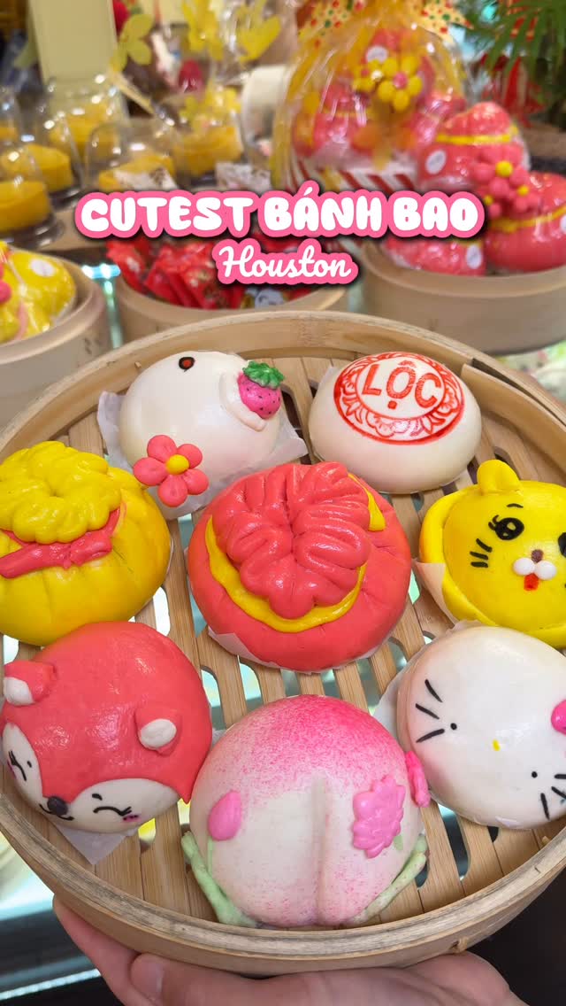 Lunar New Year Banh Bao At Bakery Ngoc Lan