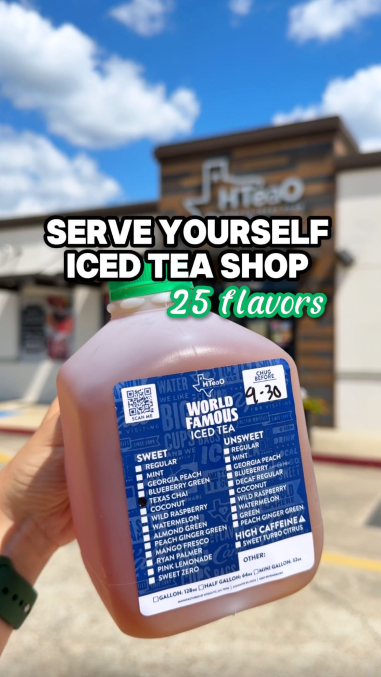 Texas Ice Tea Shop Offers Many Flavors