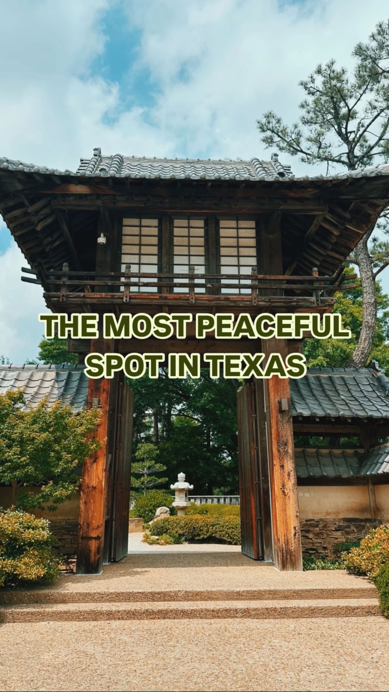 Fort Worth Japanese Garden Named Texas's Most Peaceful