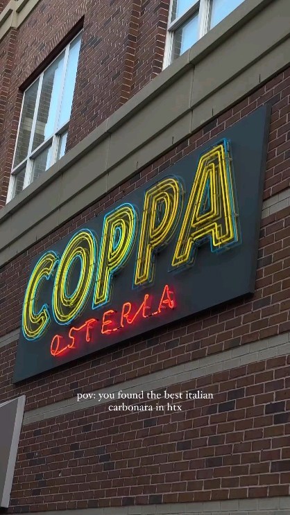Coppa Osteria: Houston's Italian Gem for Dates