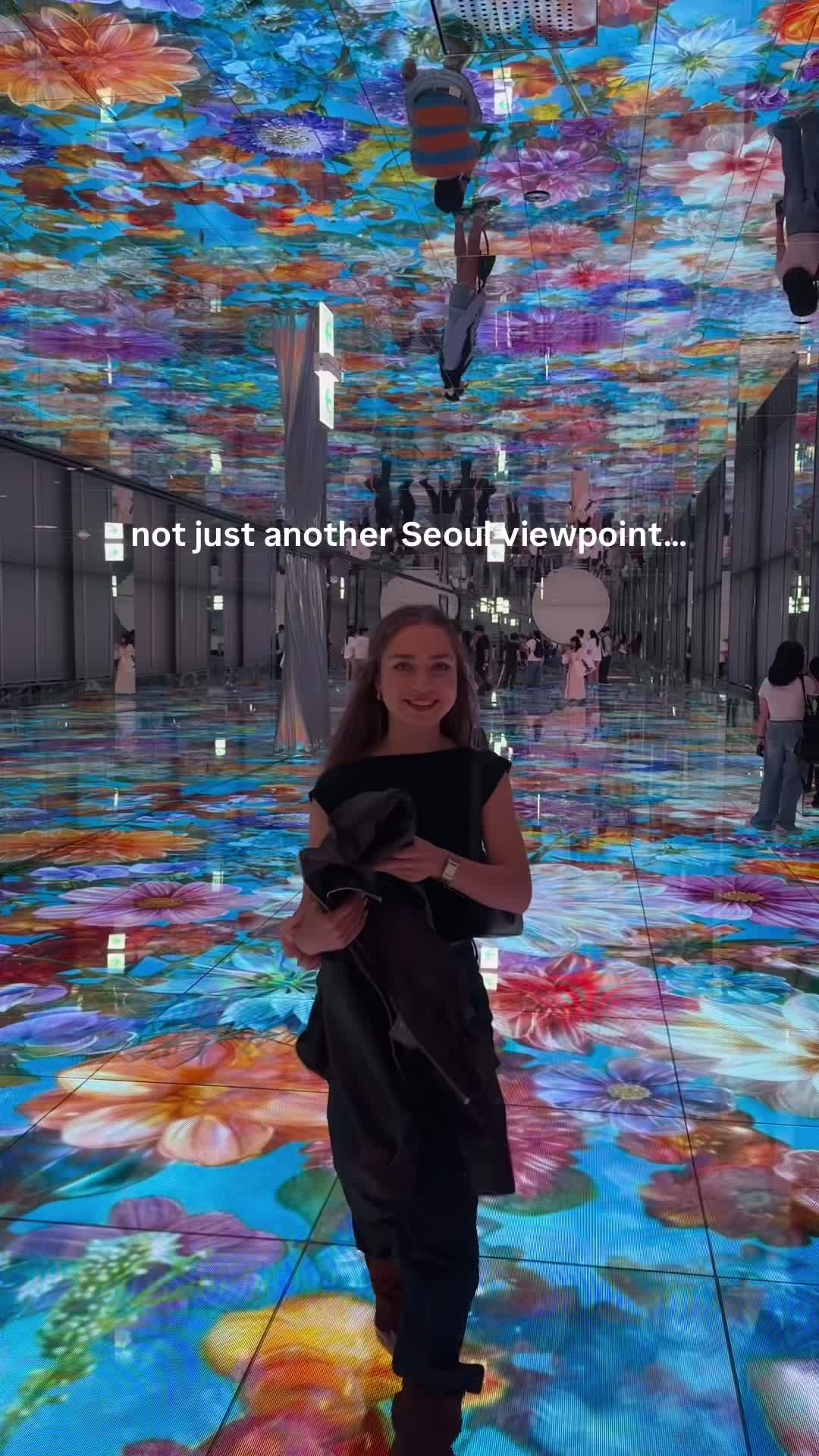 Seoul's Iconic 63 Building Media Art and Skypicnic