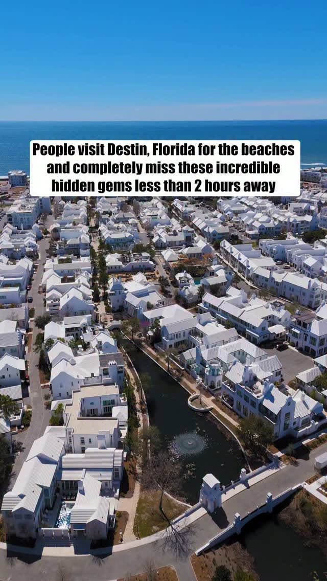 Florida's Natural Springs And Beach Towns
