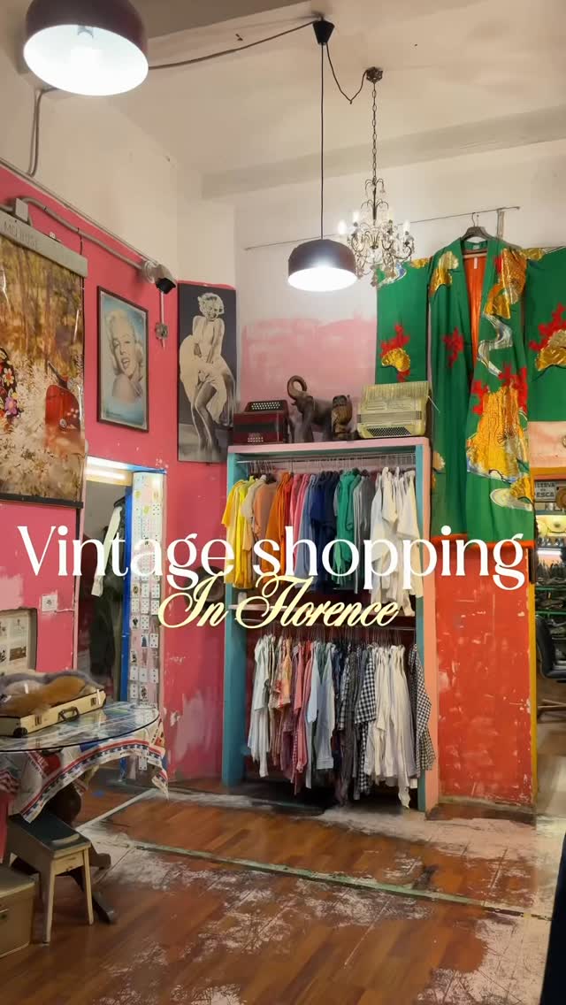 Florence Vintage Shopping and Dining Experience