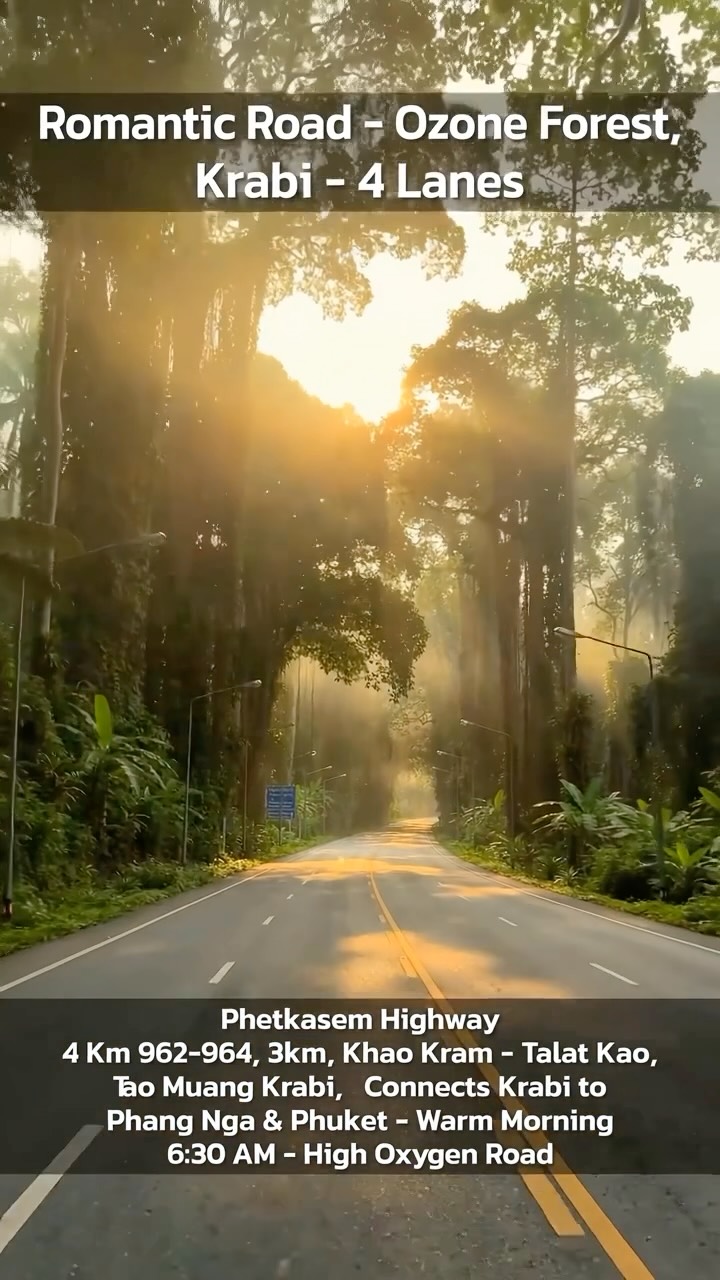 Krabi's Romantic Ozone Forest Road