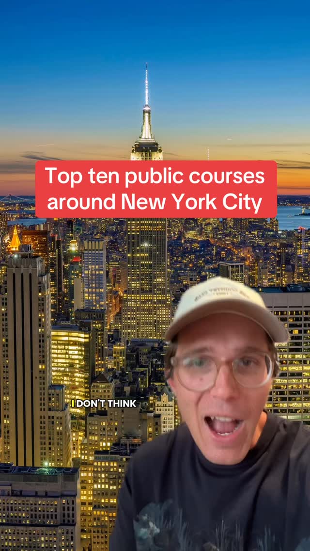 Top Ten Public Golf Courses Near New York City