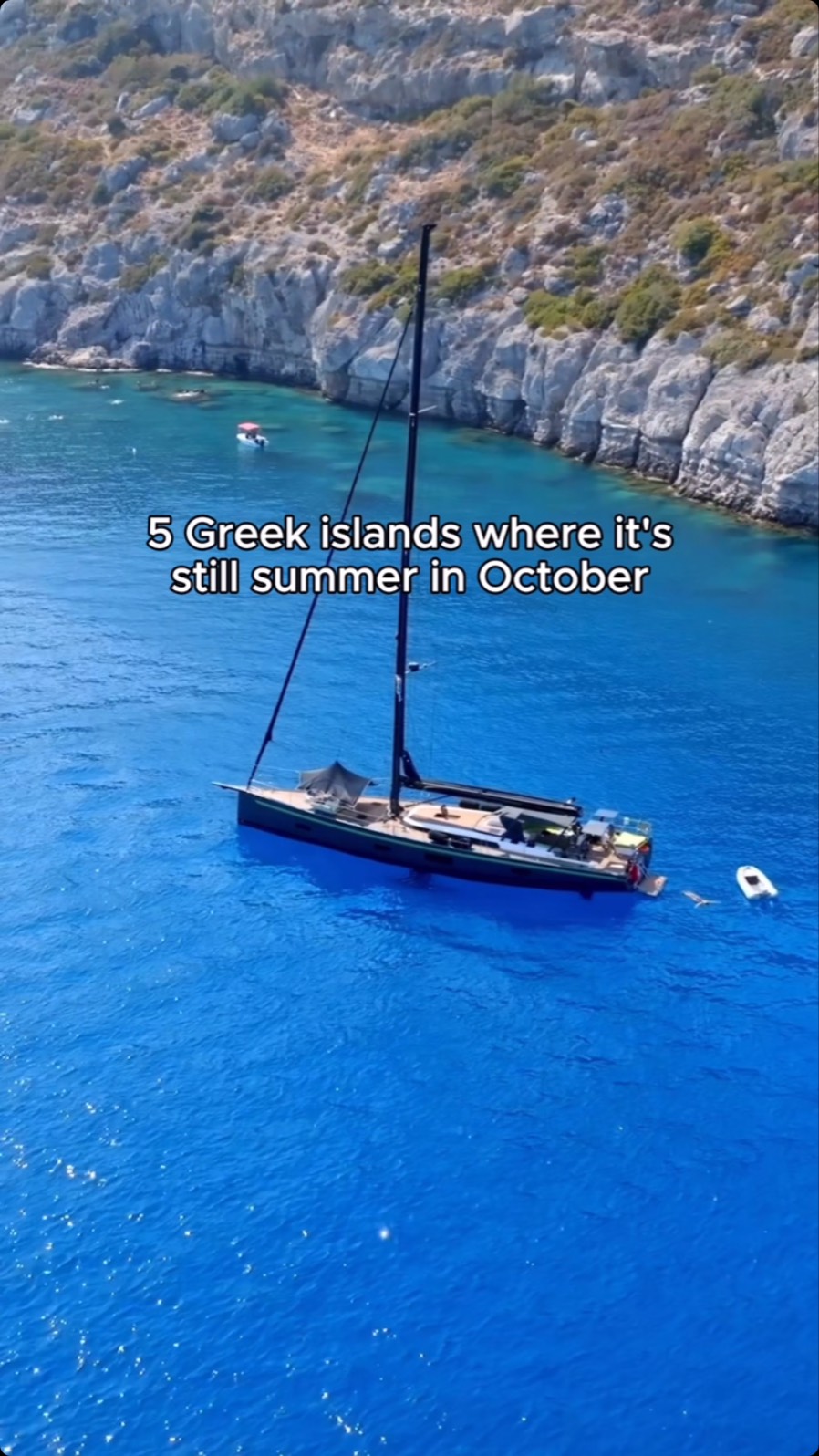 Greek Islands With Summer Weather In October