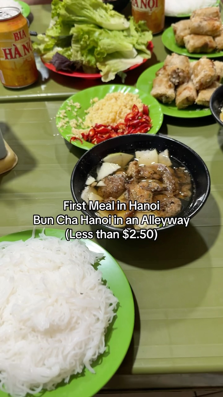 Authentic Bun Cha Hanoi In Alleyway
