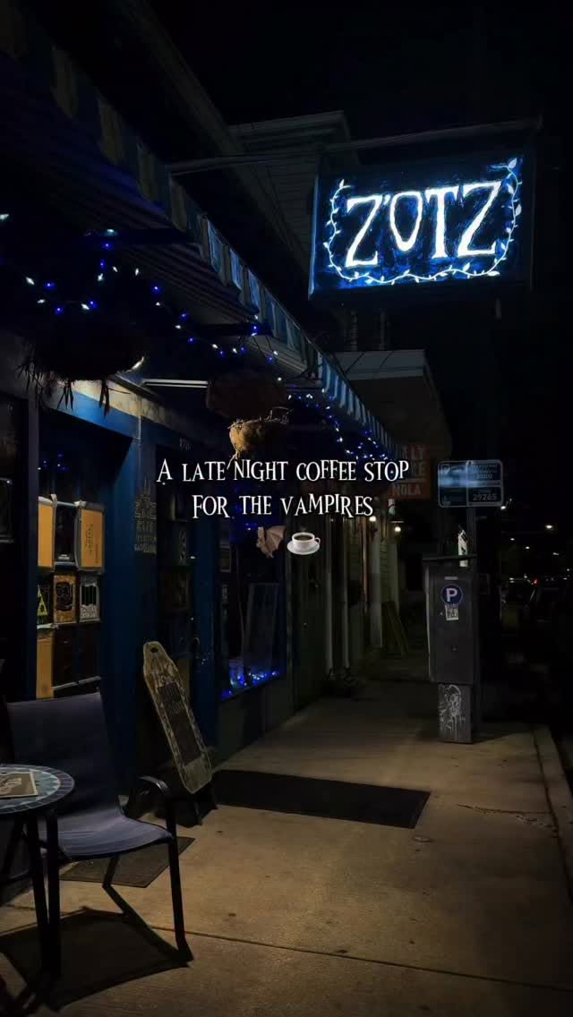Spooky Caffeine Stop at Z'otz Cafe