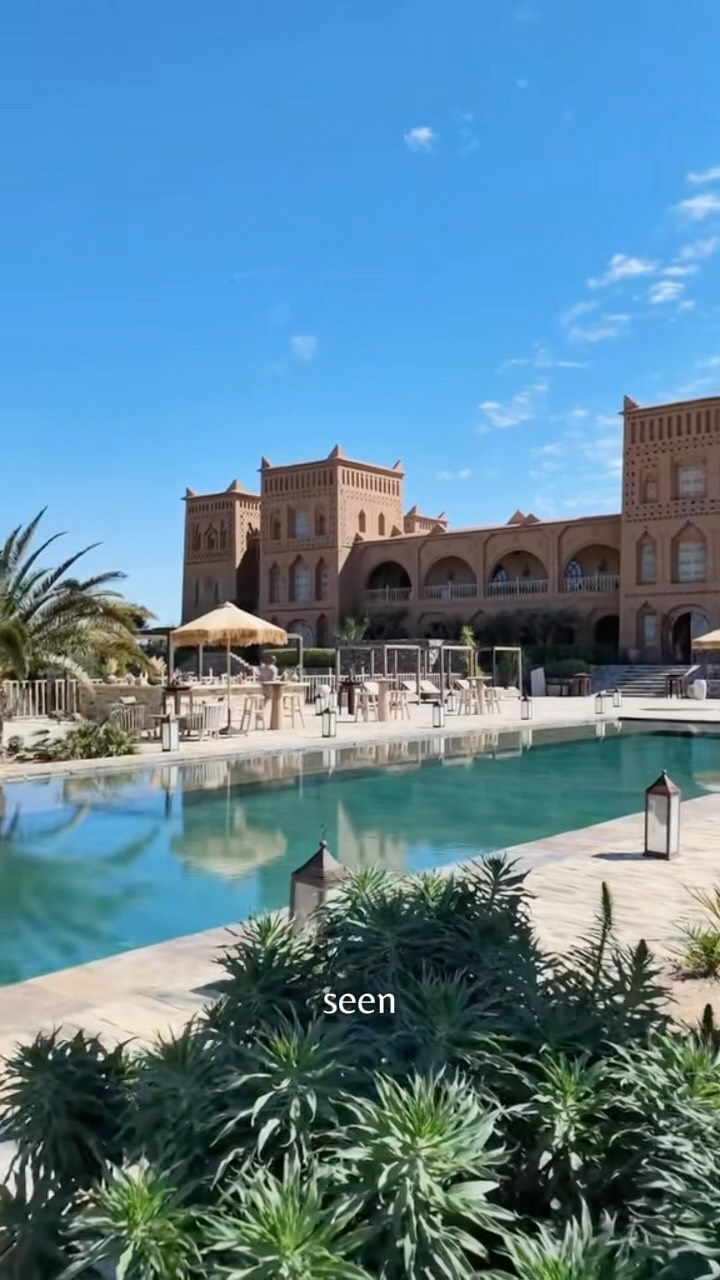 Moroccan Desert Kasbahs Offer Mountain Views