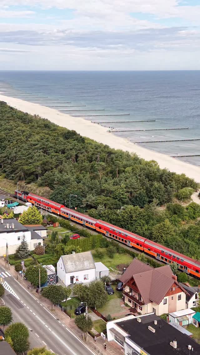 Train Travels Hel Peninsula Baltic Coast