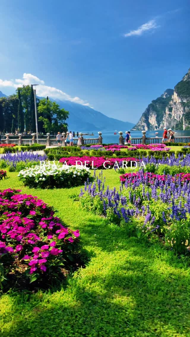 Italian Lake Garda's Lush Gardens and Clear Waters