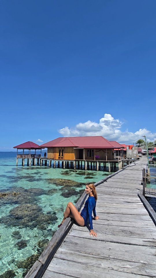 Togean Islands Village On Stilts