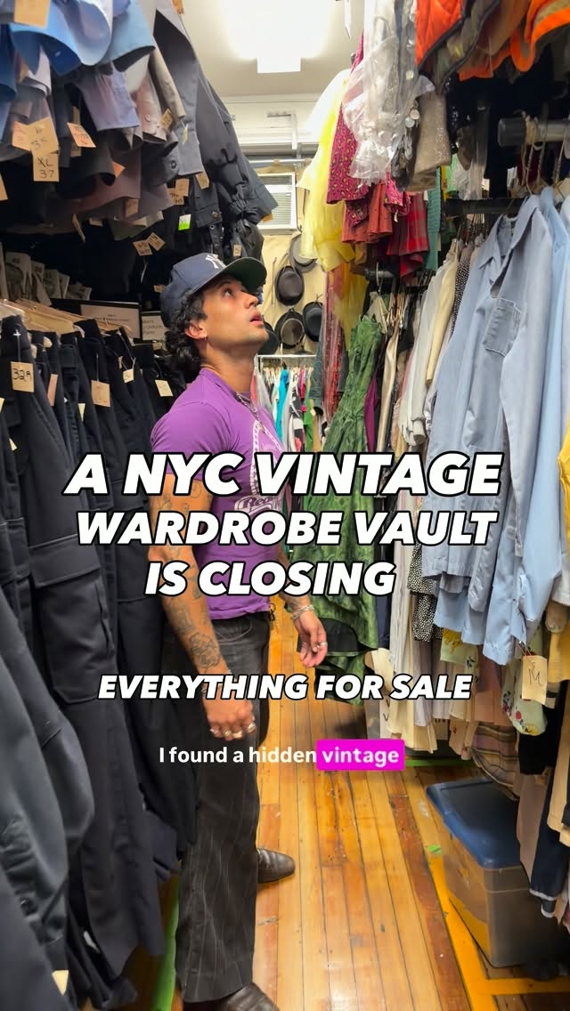 NYC Vintage Costume Rental Closing Sale