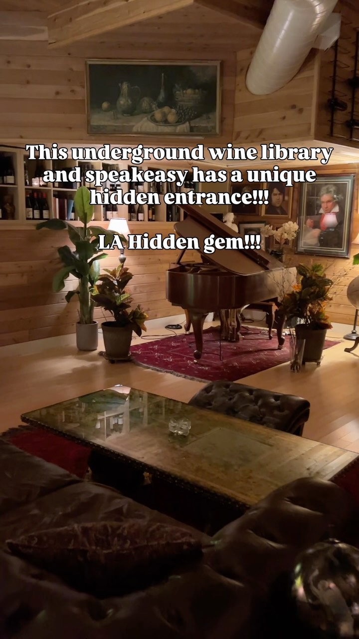 Hidden Underground Wine Library