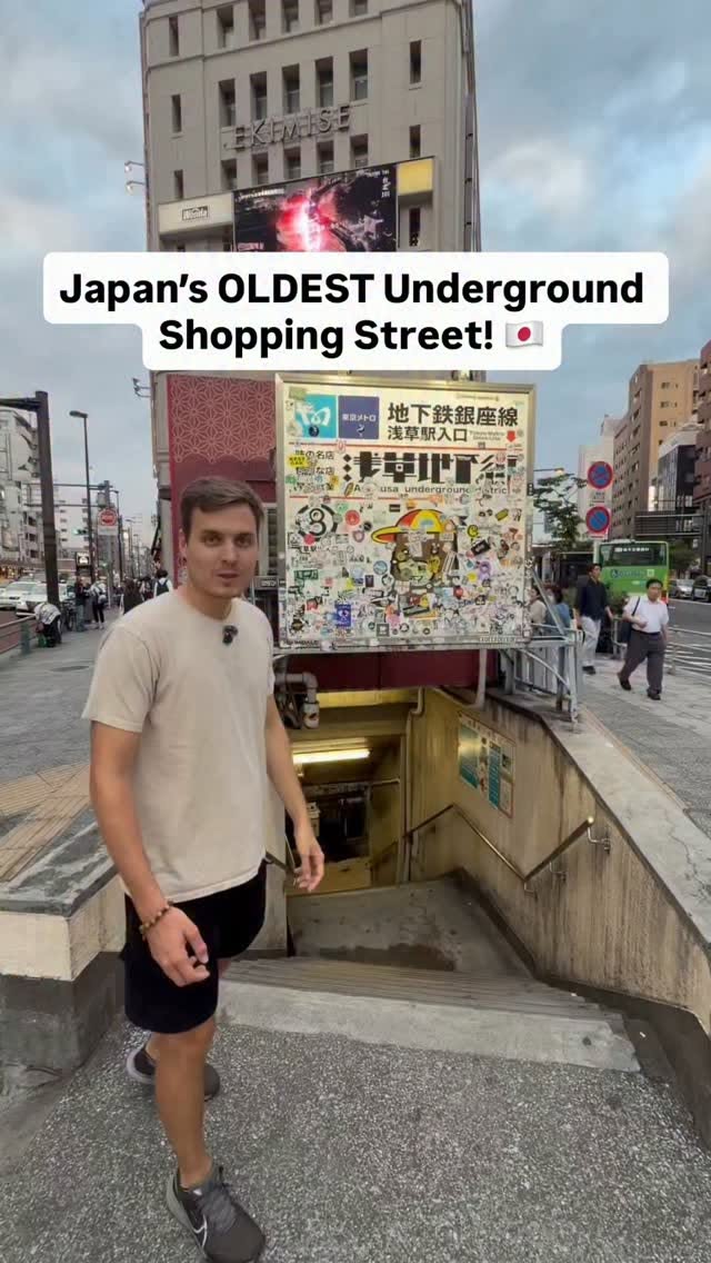 Exploring Asakusa's Ancient Underground Shopping Street