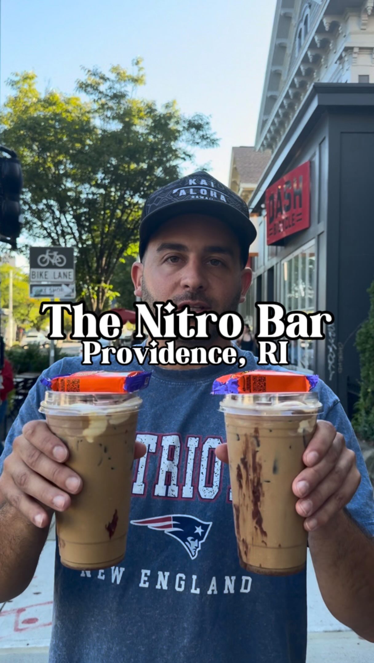 Viral Reese's Espresso Latte At The Nitro Bar