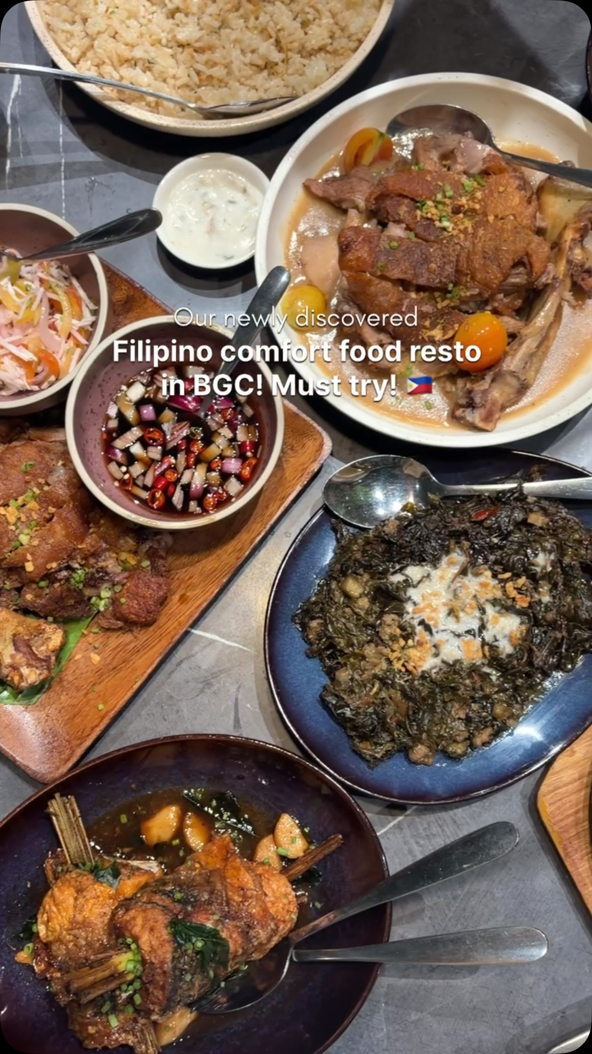 Tanglad: Filipino Comfort Food in BGC