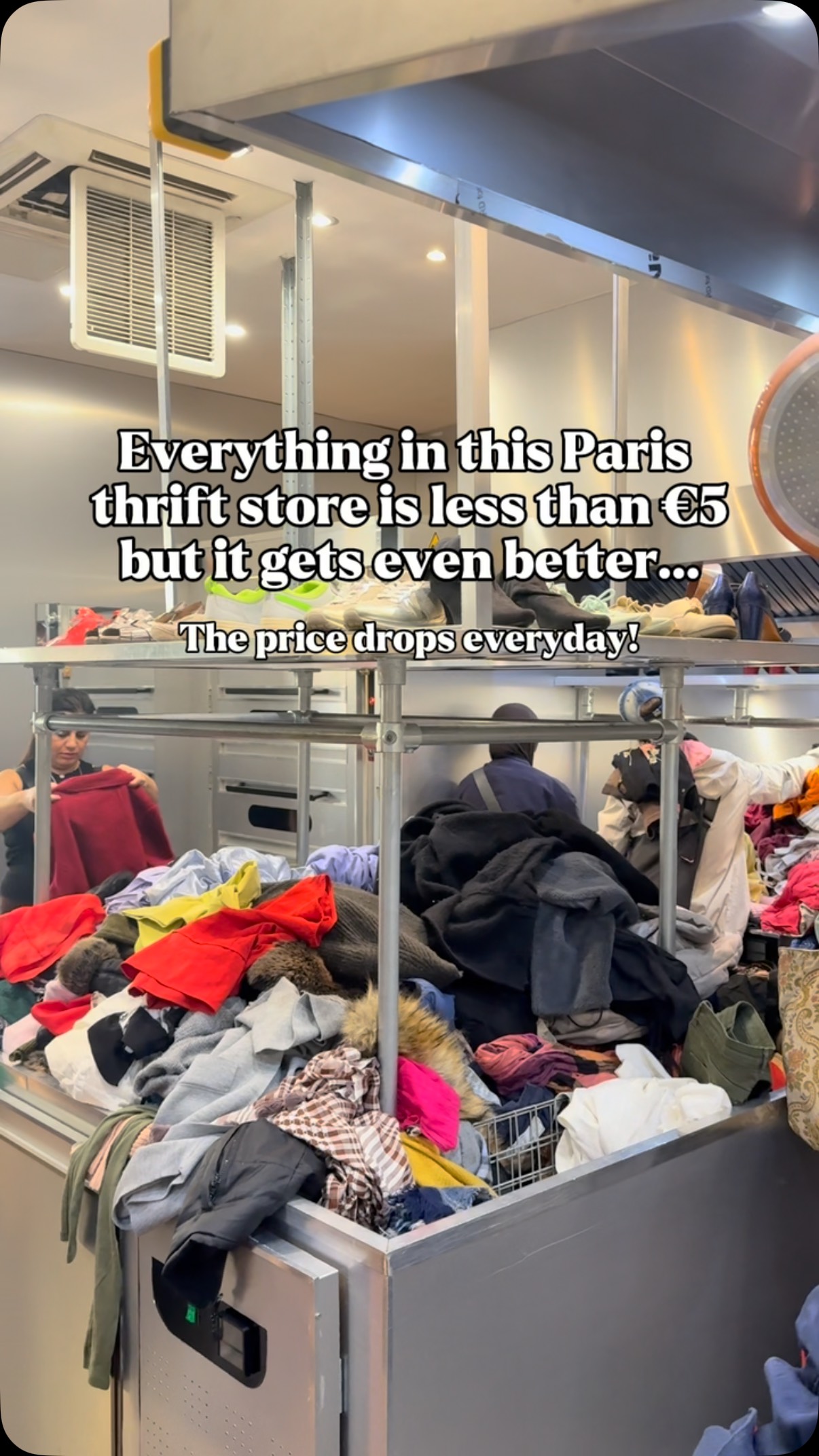 Paris Thrift Store Features Daily Price Drops
