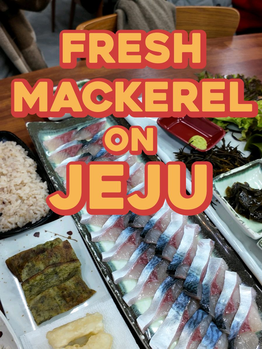 Jeju's Premier Mackerel Sashimi Experience