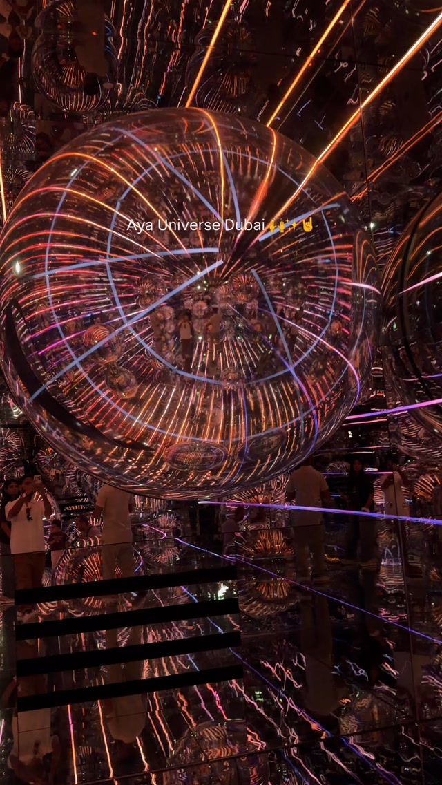 AYA Universe Dubai's Interactive Light and Art
