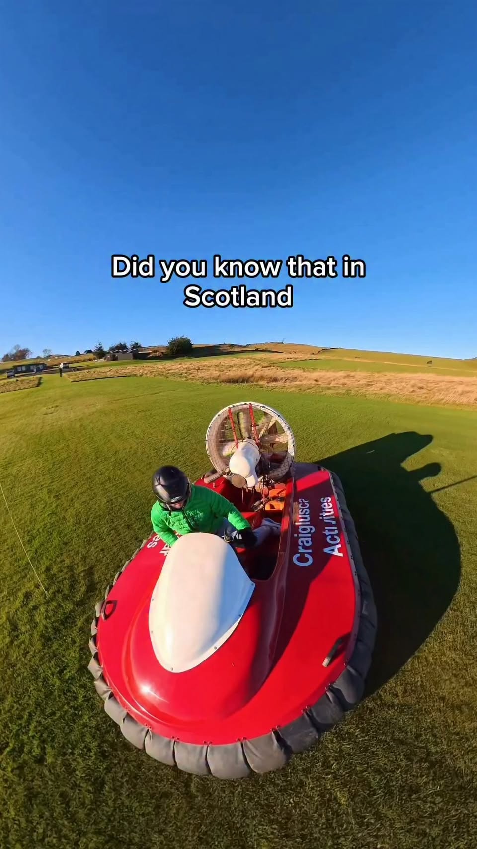 Scotland's Unique Hovercrafting Experience