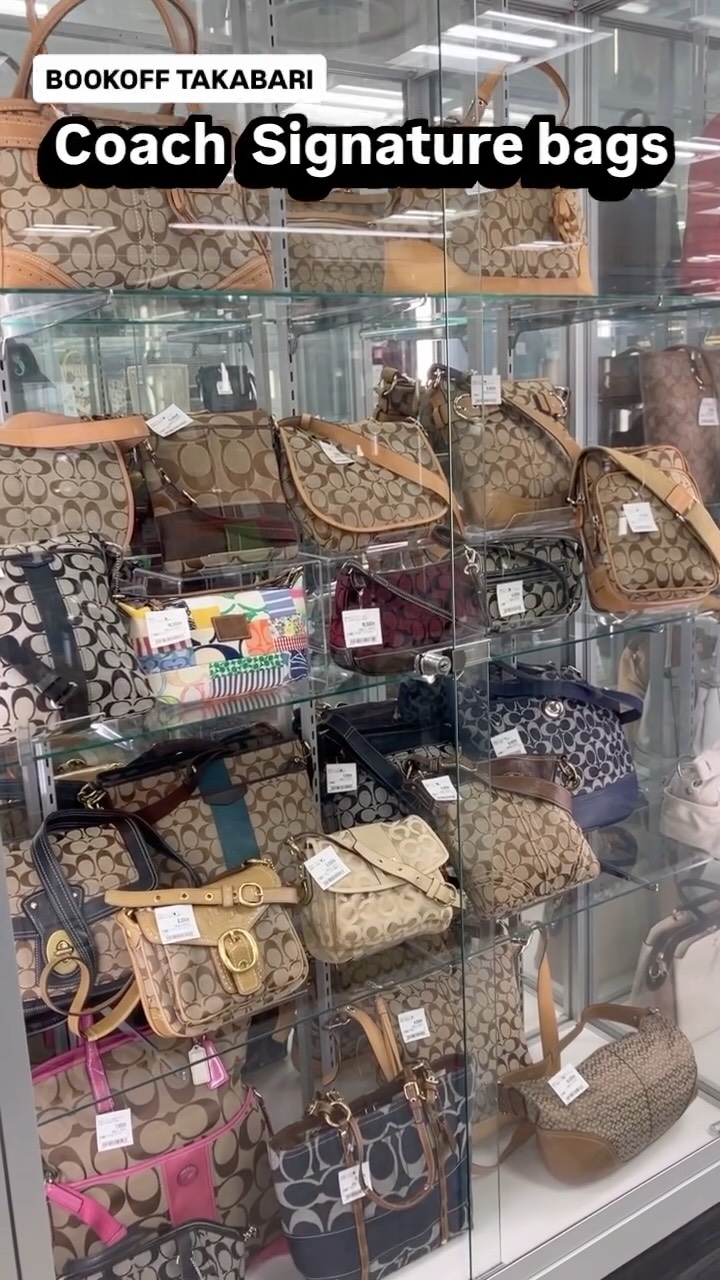 Coach Signature Bags At BookOff Super Bazaar