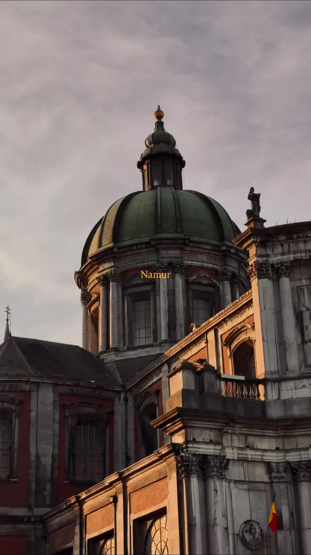 Namur's Citadel, Cathedral, and Meuse River