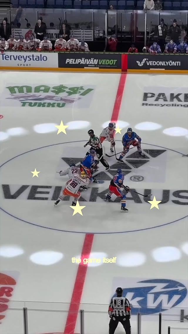 Finnish Ice Hockey Game Atmosphere