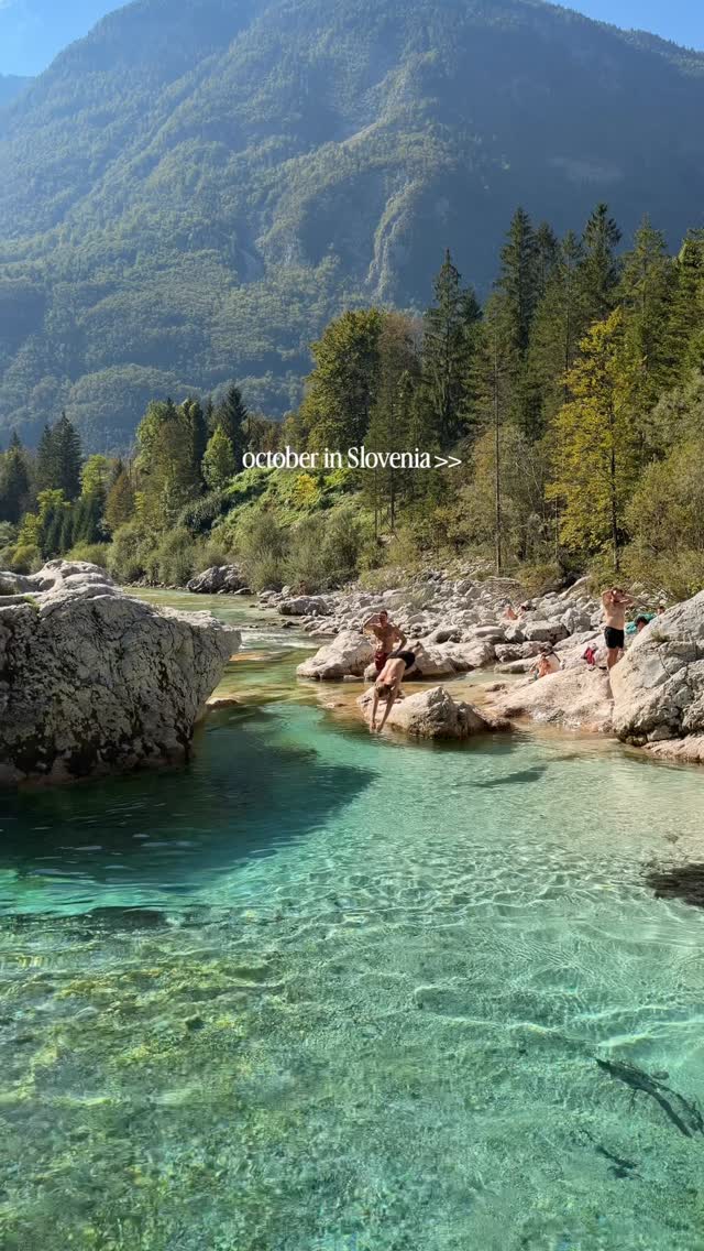 Slovenia's Turquoise Waters and Mountain Scenery