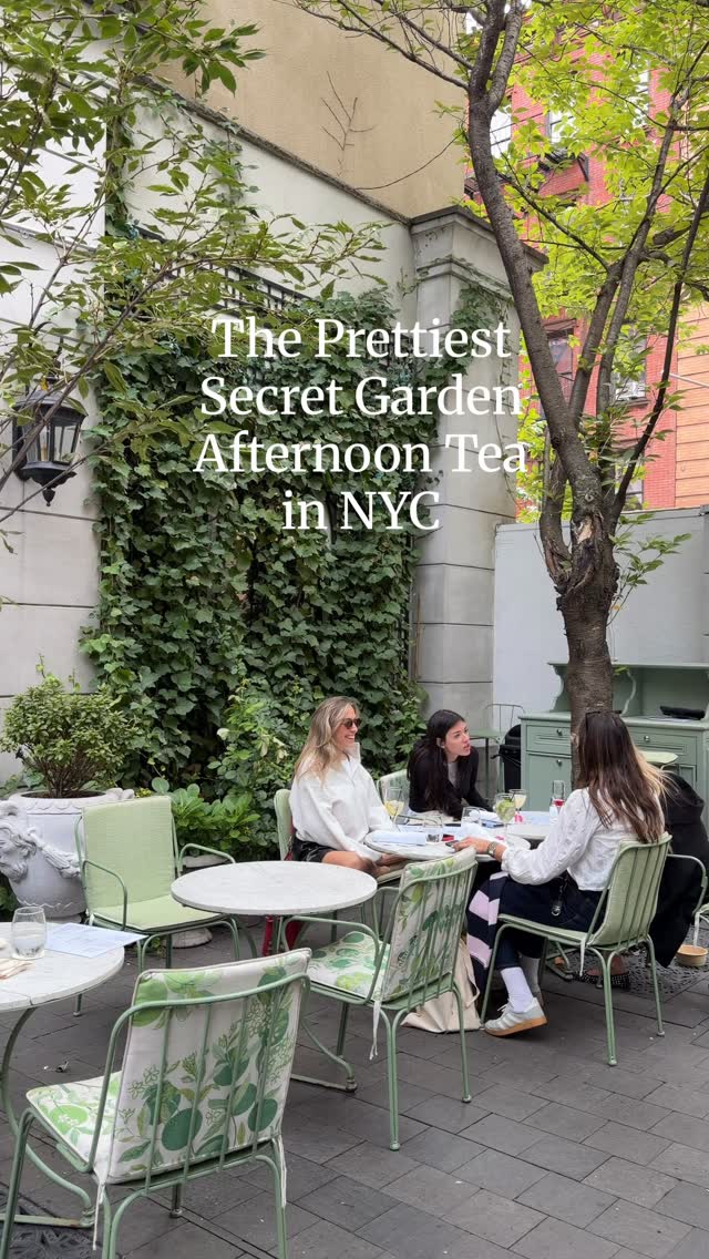 Ladurée's Charming Courtyard Offers Special Afternoon Tea