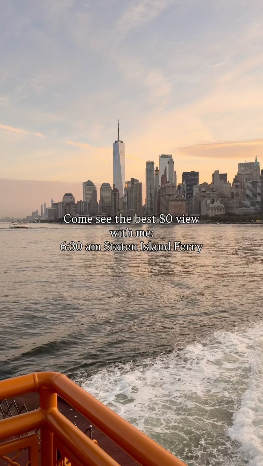 Sunrise Ferry Ride Past Iconic NYC Landmarks