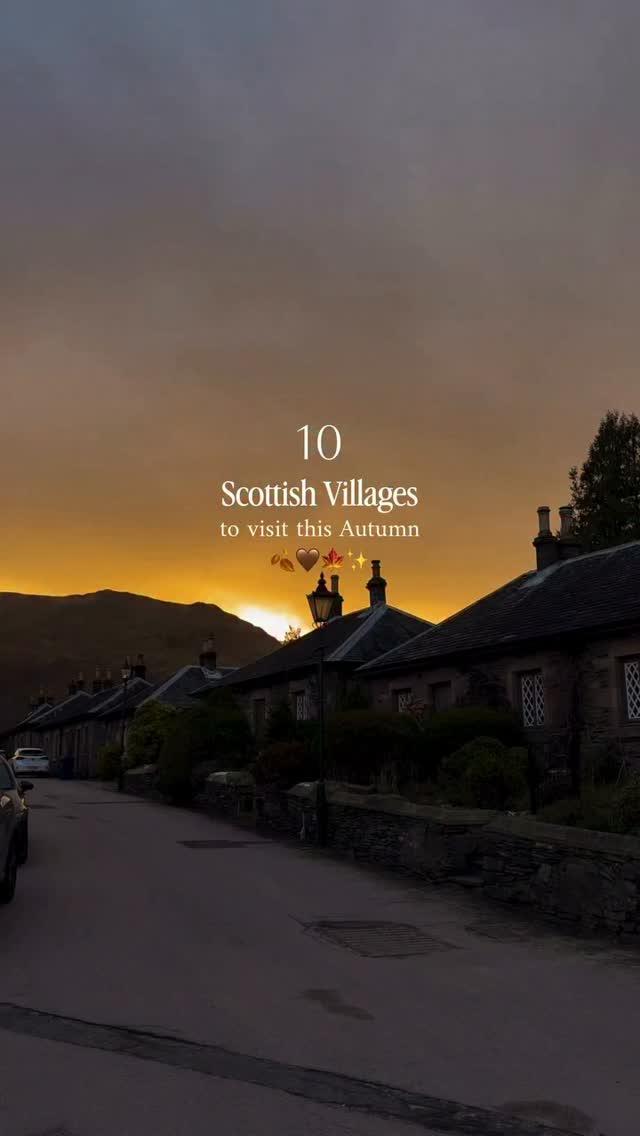 Charming Scottish Villages For An Autumn Road Trip