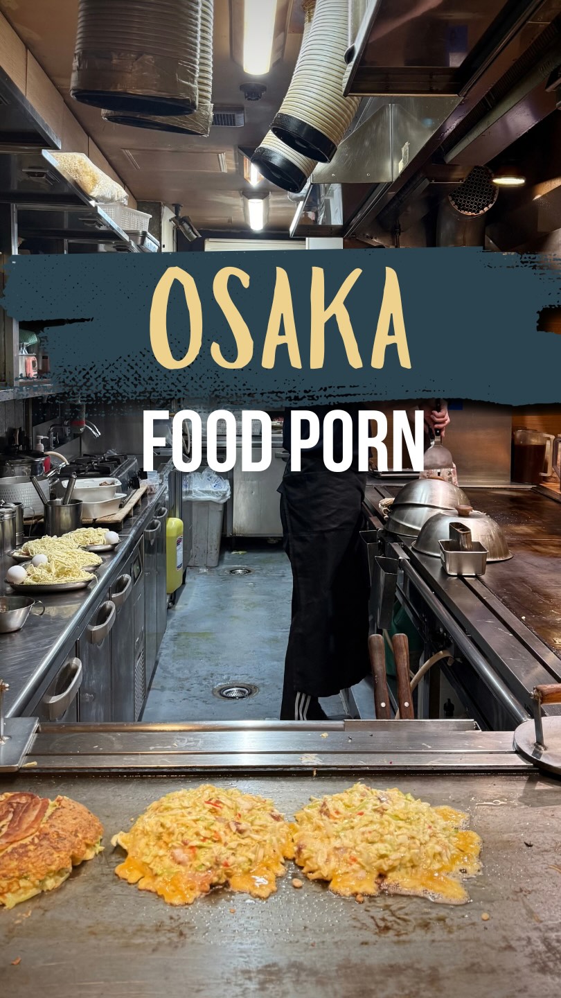 Michelin-Awarded Okonomiyaki Restaurant in Osaka