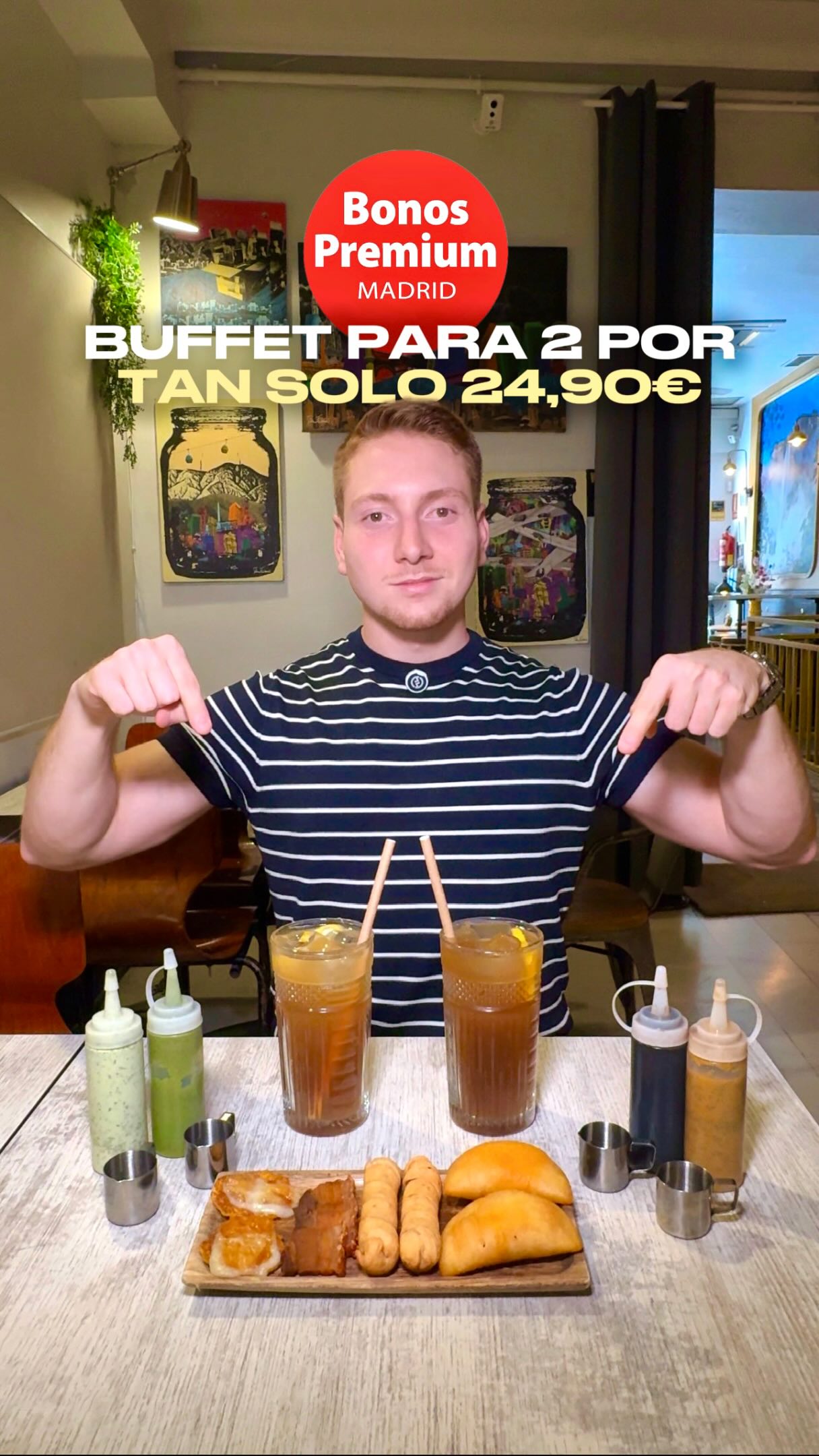 Venezuelan Food Buffet and Drinks Deal