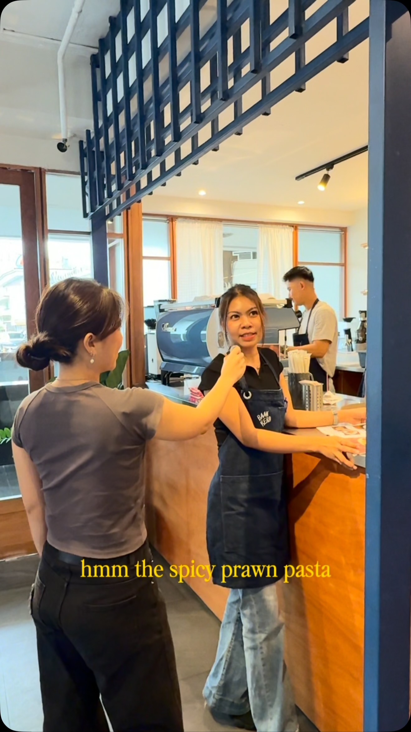 Baan Kerd Cafe Showcases Spicy Prawn Pasta