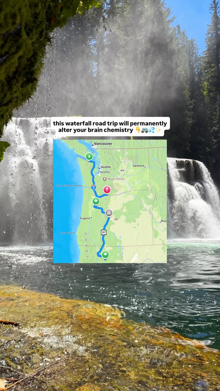 West Coast Waterfalls And National Parks Road Trip