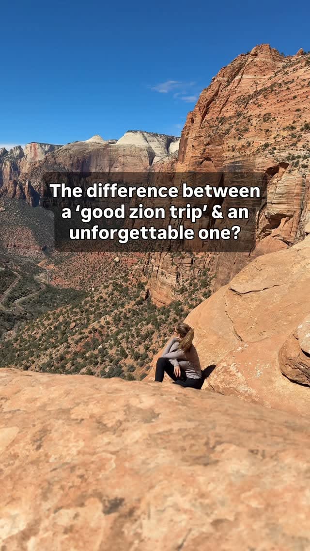 Zion National Park Adventures and Trip Hacks