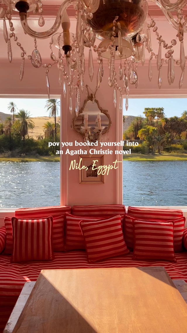 Nile River Boat Views Evoke Classic Egyptian Vibes