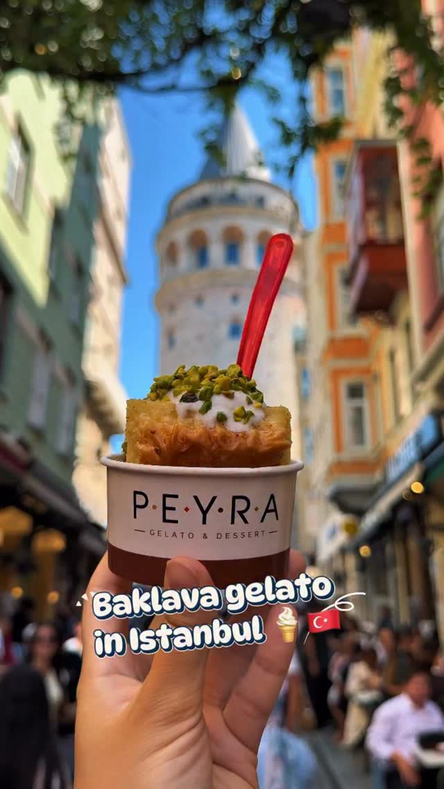 Istanbul's Galata Tower Area Gelato Shops