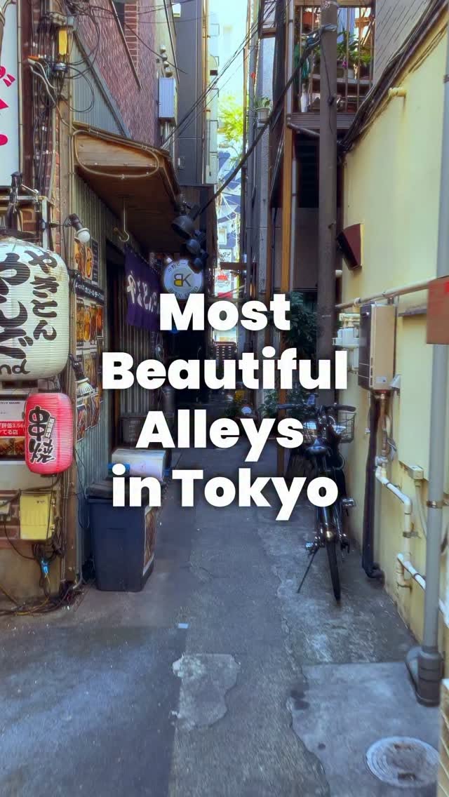 Atmospheric Tokyo Alleys With Tiny Bars