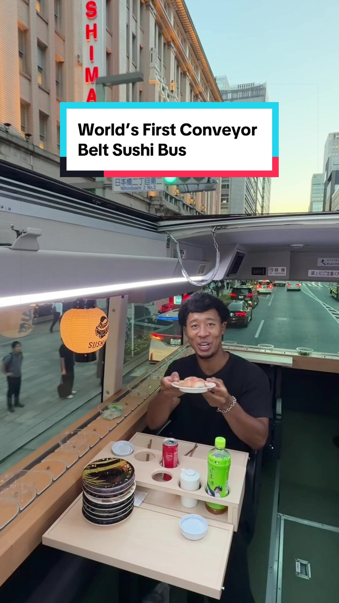 Shibuya Conveyor Belt Sushi Bus Tour