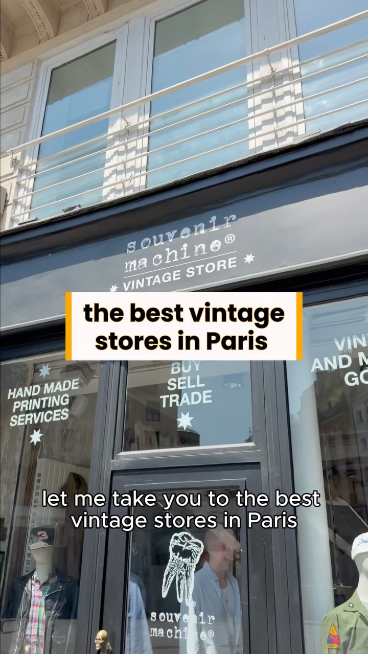 Parisian Vintage Fashion Shops For Men