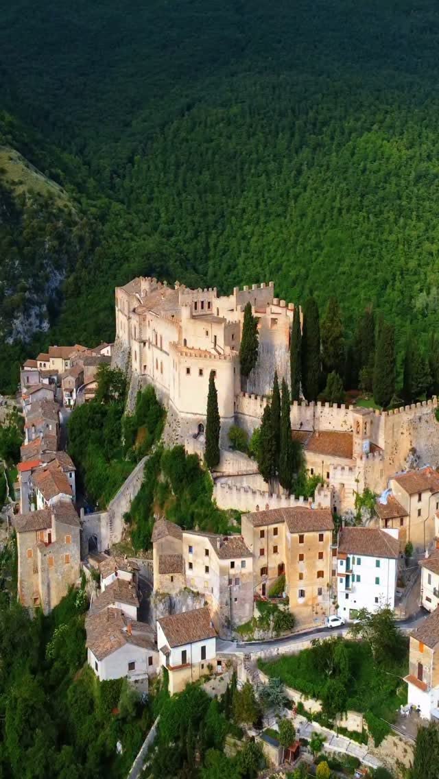 Rocca Sinibalda Castle's Picturesque Italian Setting
