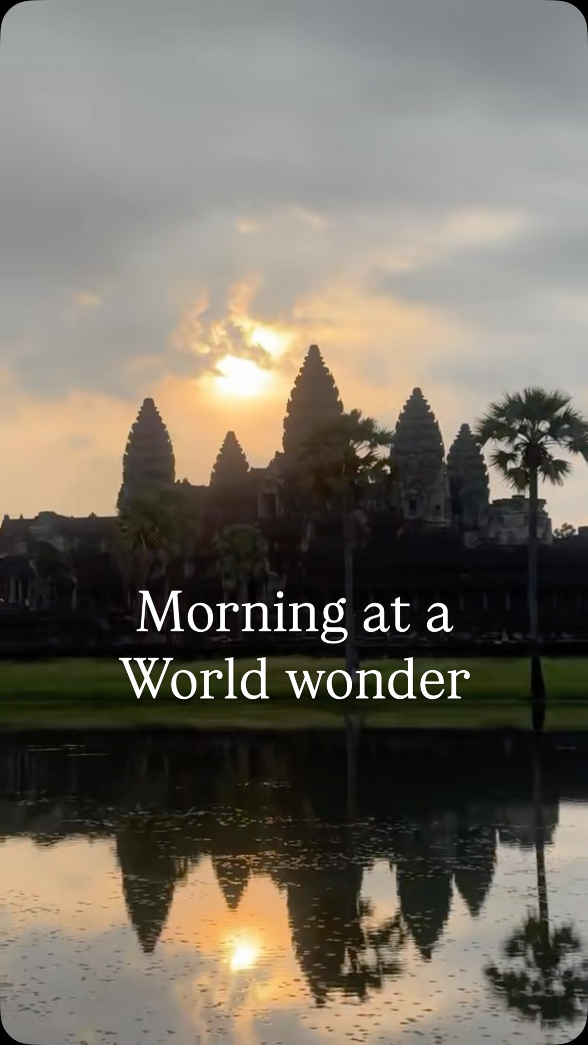 Temples of Angkor Wat in Cambodia