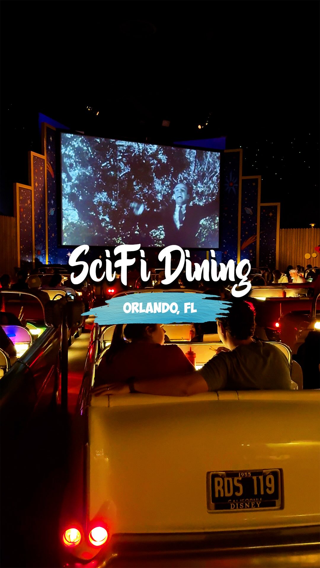 Dine In a Vintage Car At Hollywood Studios