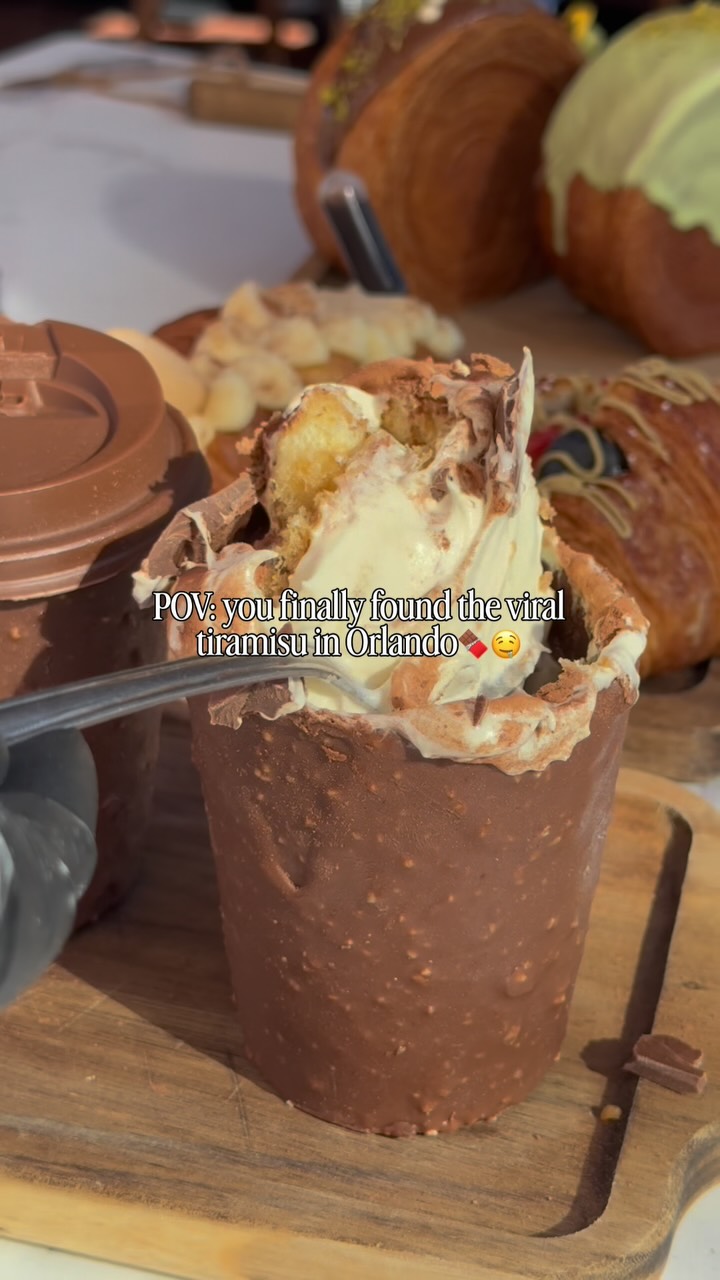 Viral Tiramisu Cup At The French Cafe