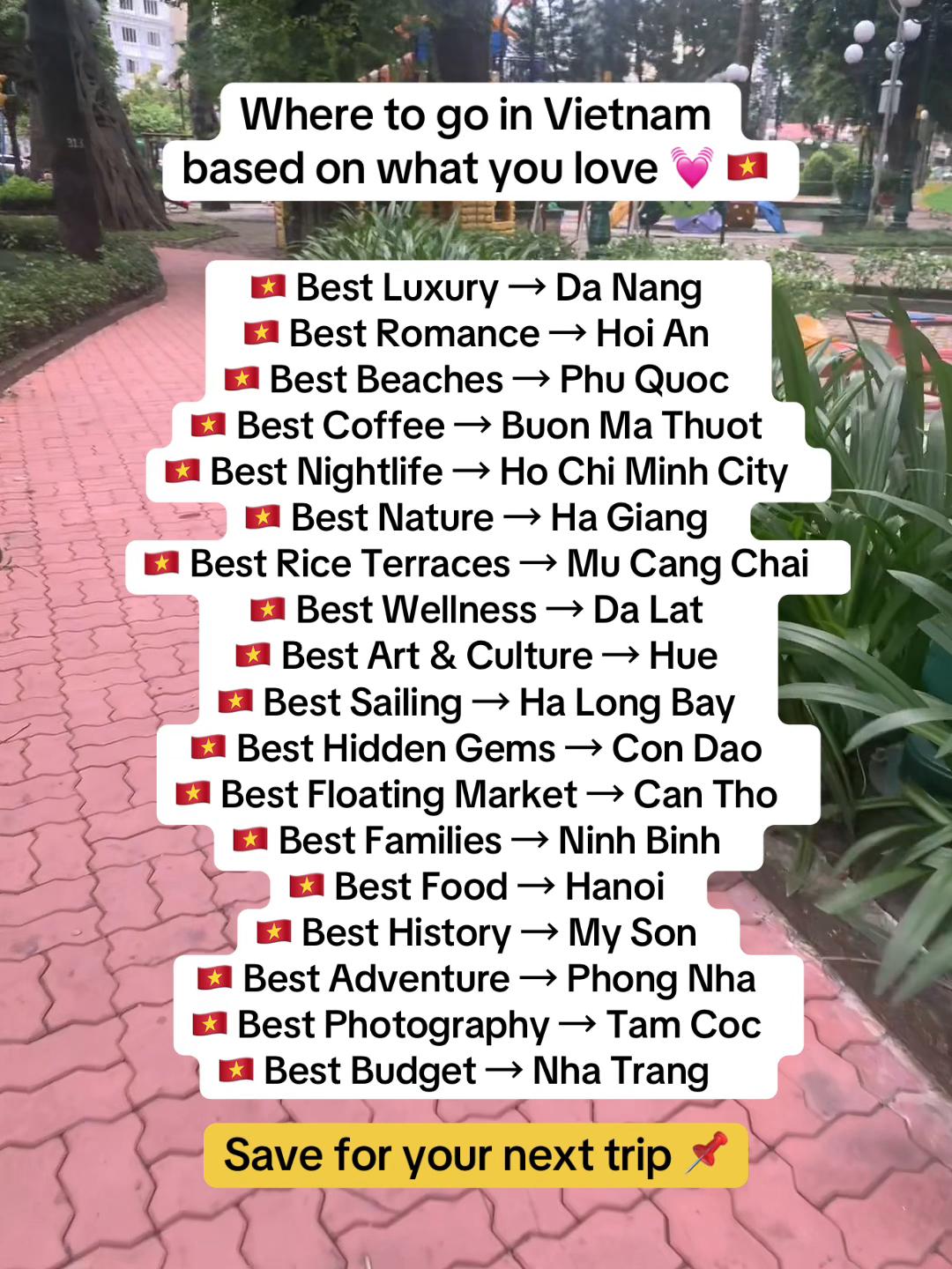 Seventeen Diverse Destinations Across Vietnam